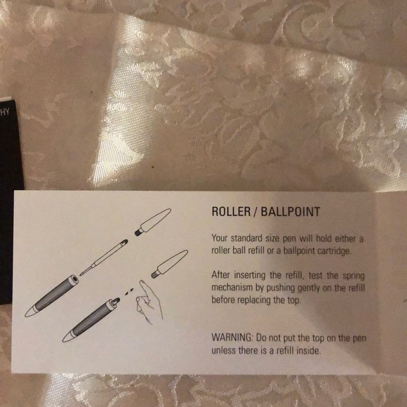 Jorg Hysek Palladium Black Rollerball/Ballpoint Pen with Pen Case - Picture 7 of 14